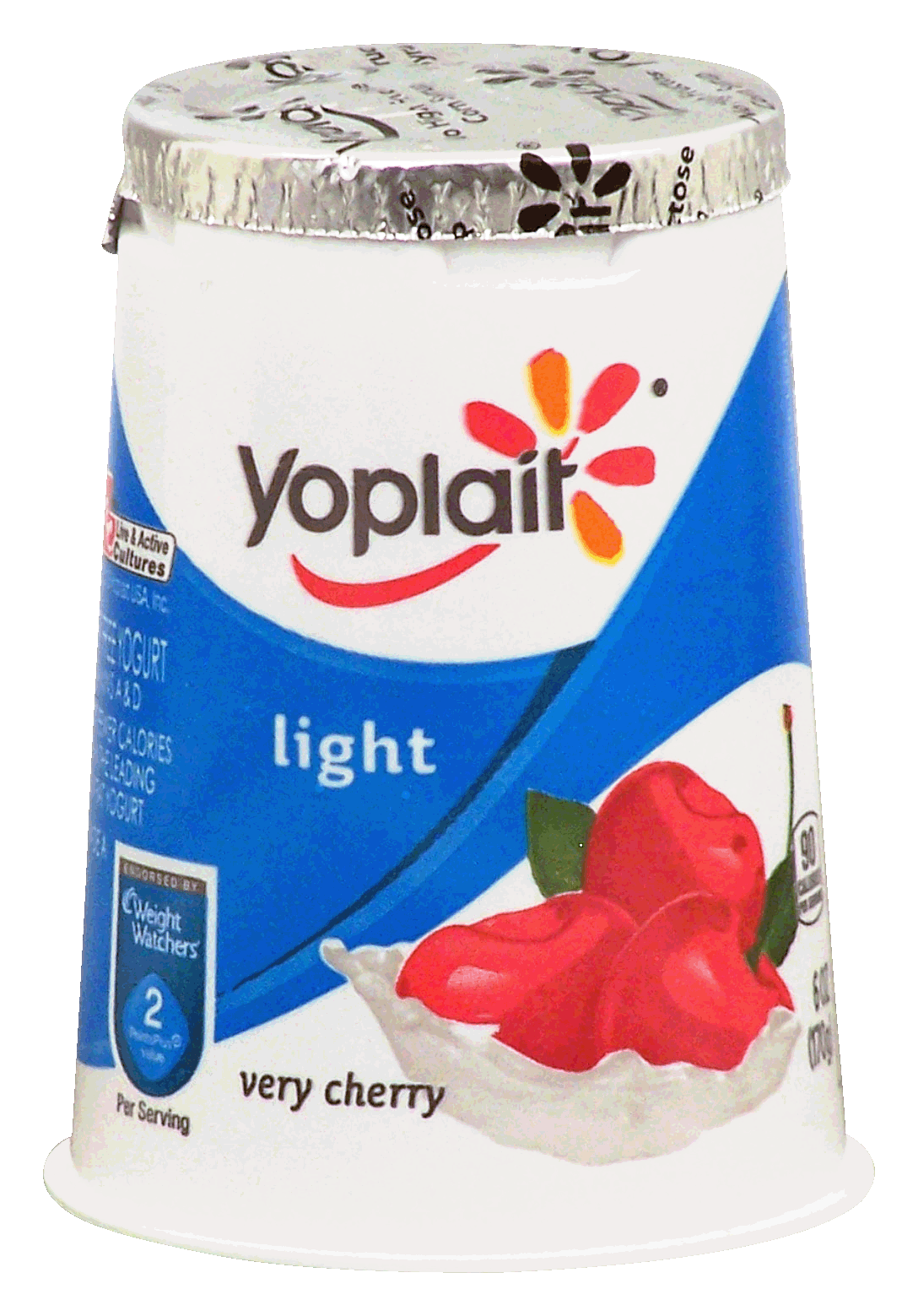 Yoplait Light very cherry fat free yogurt Full-Size Picture